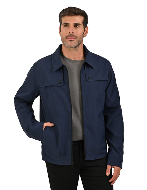 Chamarra Casual PORTFOLIO para hombre con bolsillo interno.